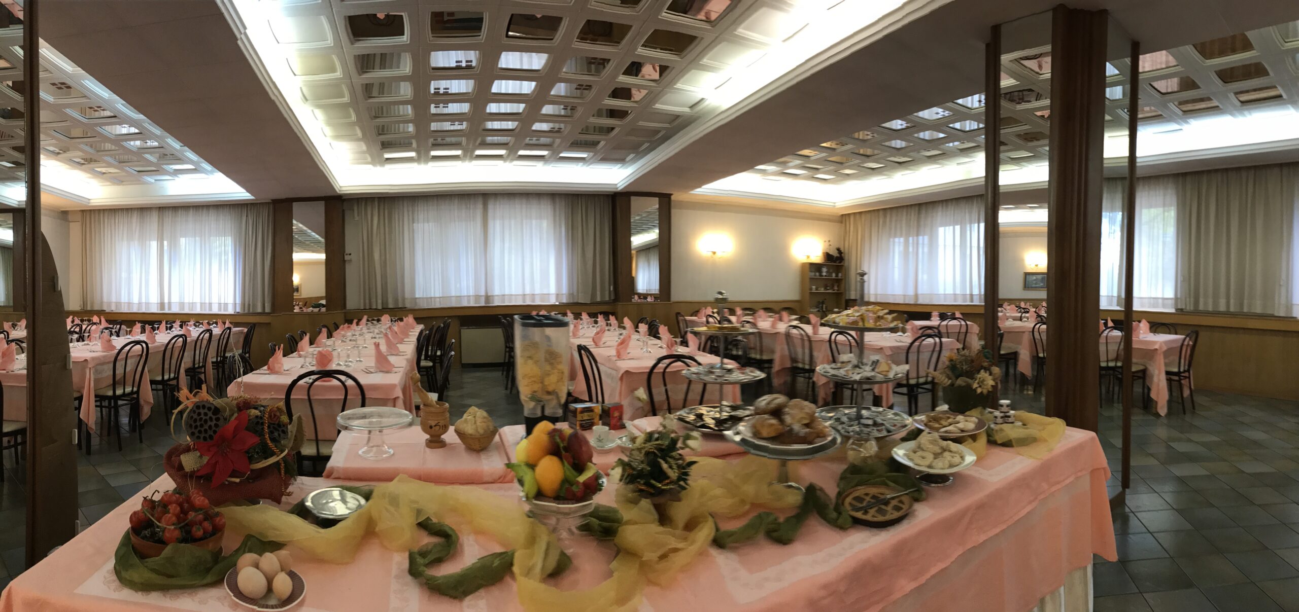 La sala del ristorante